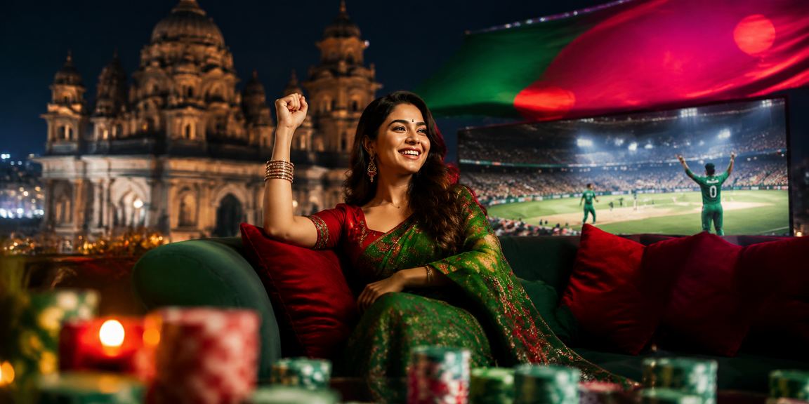 বাংলাদেশ ক্রিকেট বেটিং রেড-গ্রিন থিম